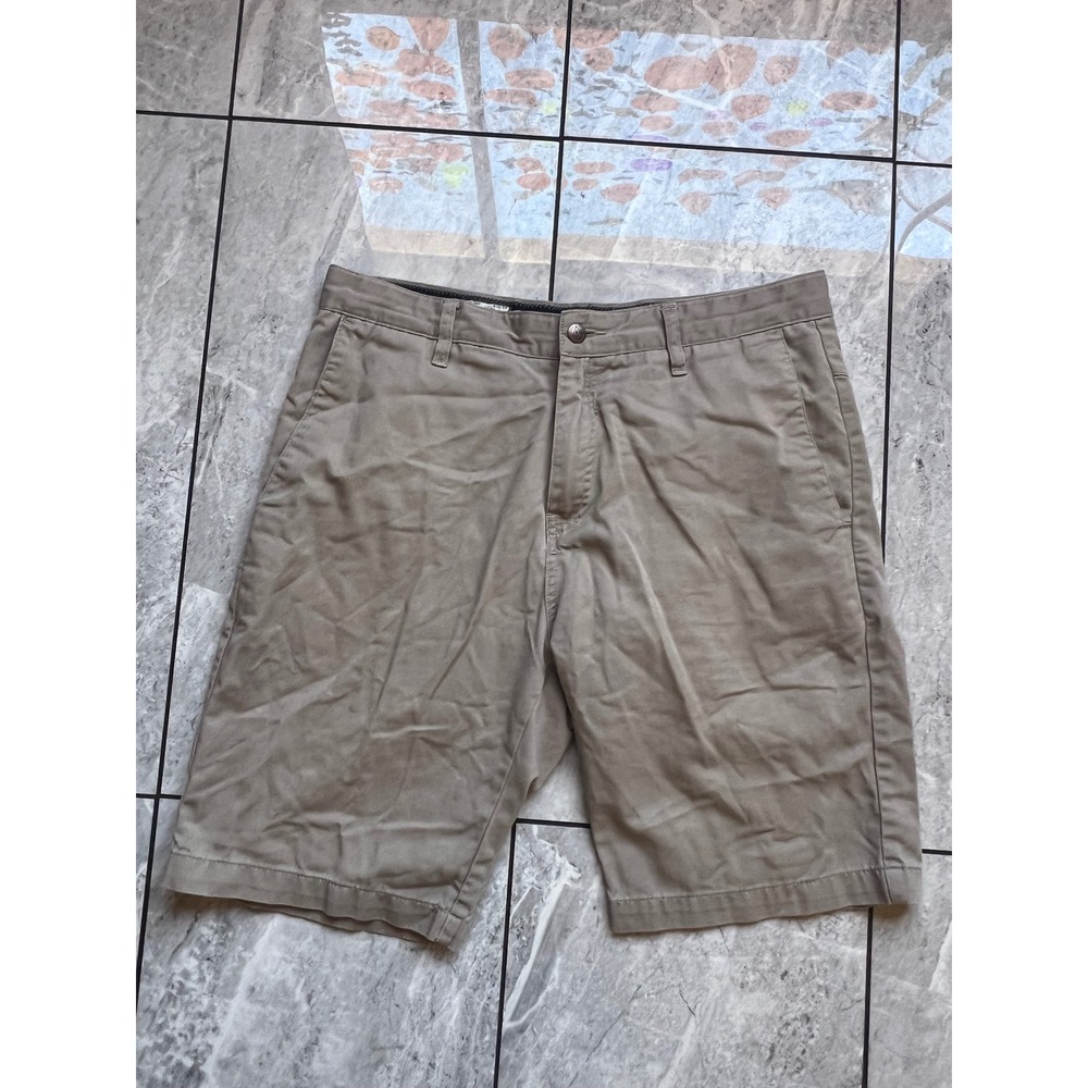 Volcom Mens Frickin Modern Fit Khaki Chino Shorts Size 34 Tan Skateboarding